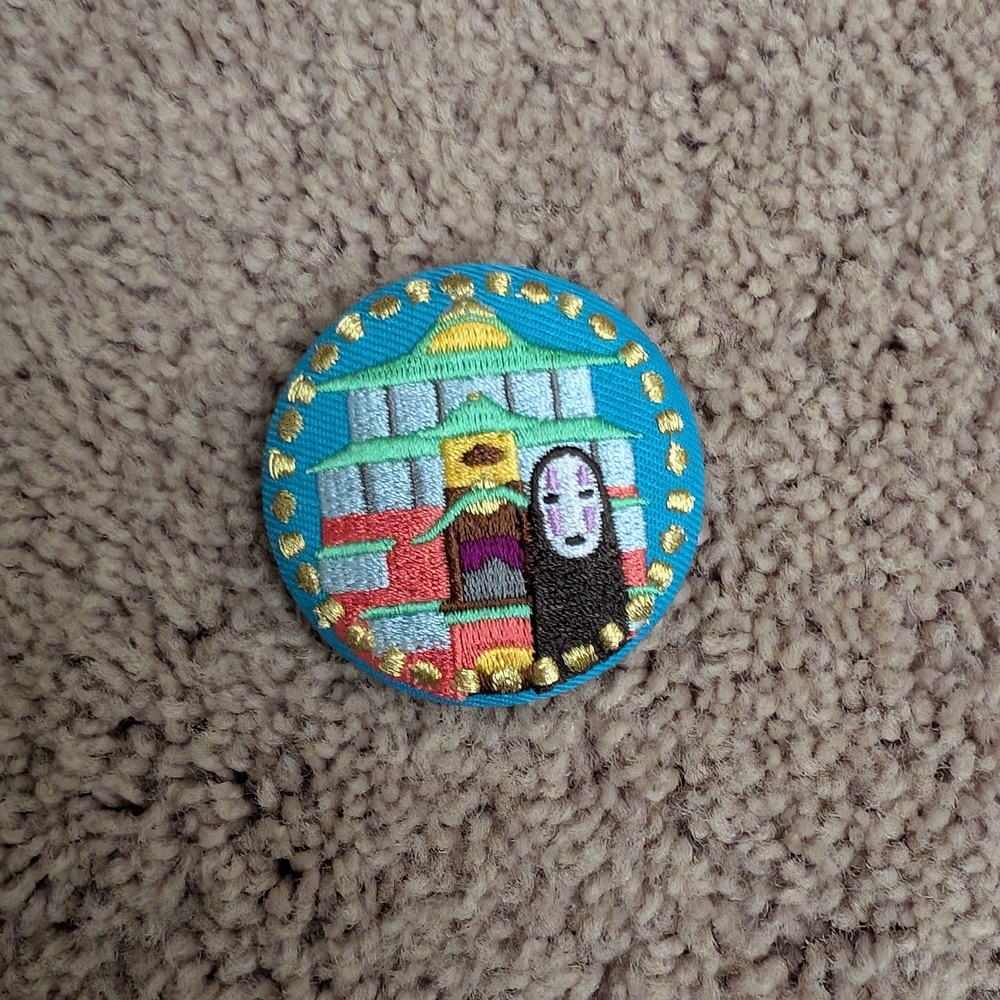 Colorful Embroidered Art Patch